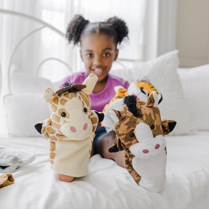 Melissa & Doug Animal Hand Puppets - Image 8