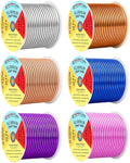 Mandala Crafts 10 GA Gold Blue Purple Assorted Anodized Aluminum Craft Wire | by MandalaCrafts