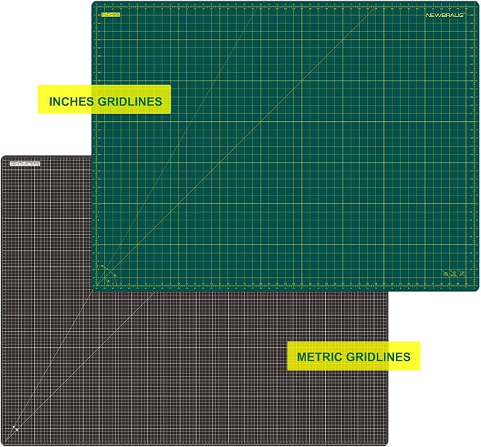 NEWBRAUG 36'' × 48'' Large Self Healing Cutting Double Sided 5-Ply Mat - Image 5