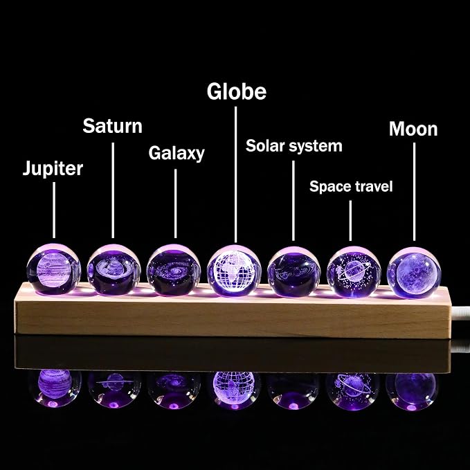Qianwei 3D Solar System Crystal Ball - Image 2
