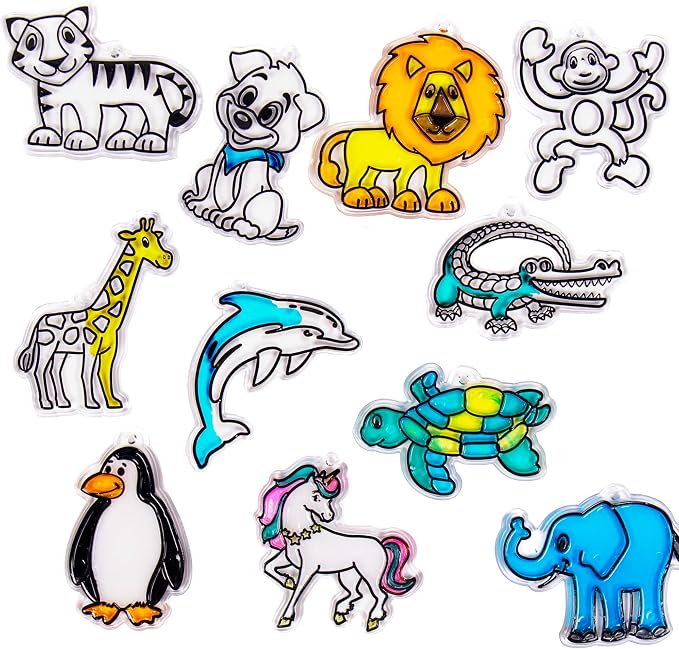 Made By Me Animal Suncatcher Refill Pack 12 pk by Horizon Group USA, one size by MadebyMe