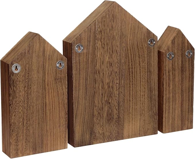Ikee Design House-Shaped Wooden Shadow Cubby Box Display Shelf Organizer - Image 4