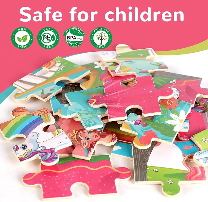 Wooden Educational Jigsaw Puzzles - Image 4