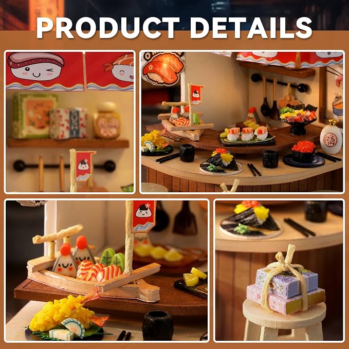 Flever Dollhouse Miniature DIY House Kit Creative Room - Image 3