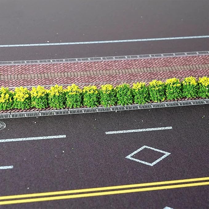 Woohome 12 PCS Flower Cluster Model, Static Grass Model Grass Tufts Set - Image 7