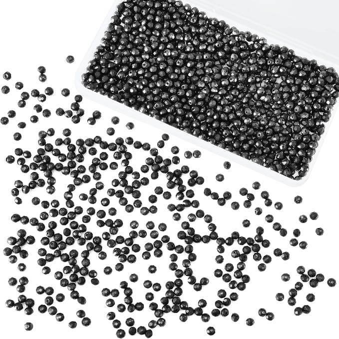 1200Pcs 4mm Crystal Glass Beads by Laopottbeads