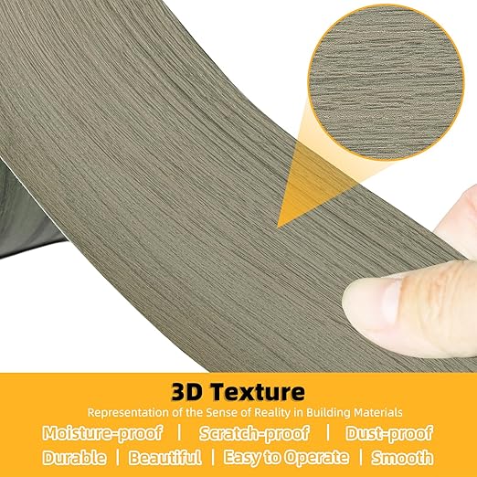 GSCIT Club Wood Grain Repair Tape, 2.4 inch X 25ft Self Adhesive Silver Walnut Grain Repair Patch for Tables, Chairs, Baseboards, Doors, Windows, Floors, Handicraft DIY.