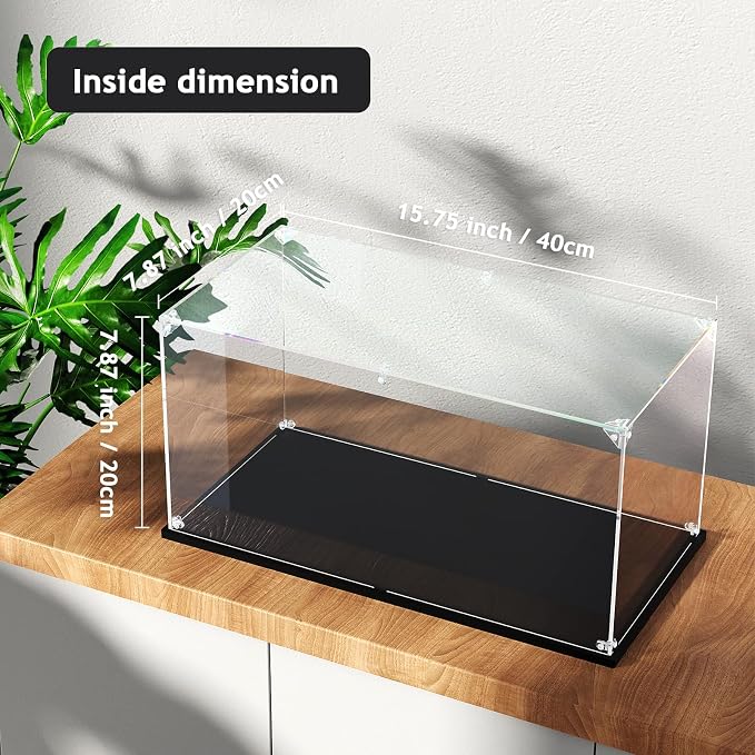 Clear Acrylic Display Case, Self-Assemble Showcase - Image 2
