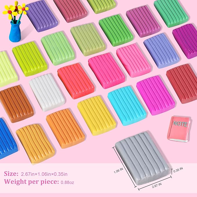 Aestd-ST Polymer Clay Kit 72 Colors, Oven Bake Modeling Clay - Image 2