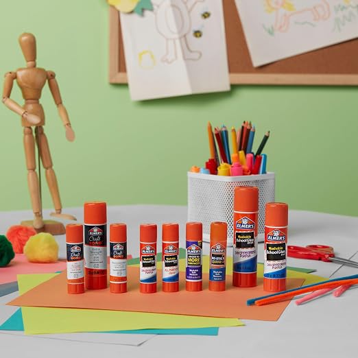 Elmer's Disappearing Purple School Glue Sticks, 22 Grams, Vision Board - Image 3