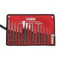 ARES 50005-16-Piece Punch and Chisel Set - Tapered, Pin, Center Punches & Cold Chisels for Various Applications