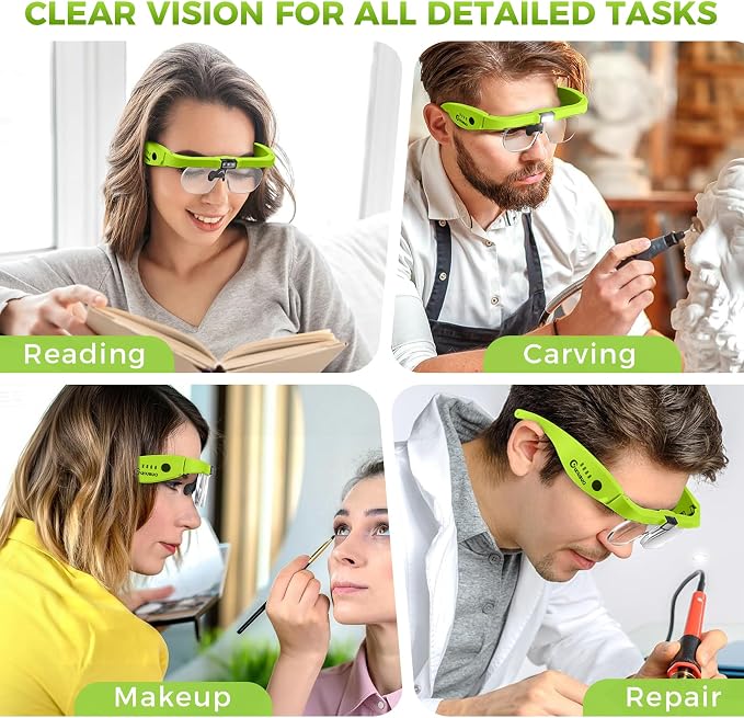 Magnifying Glass with Light, 1.5X-5.0X Magnifying Glasses, Rechargeable - Image 7