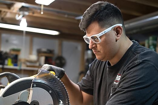 MAGID Y50 Safety Glasses for Construction | White Frame — 12-Pack, ANSI Z87.1+ - Image 6