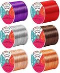 Mandala Crafts 18 GA Purple Brown Red Assorted Anodized Aluminum Craft Wire | by MandalaCrafts