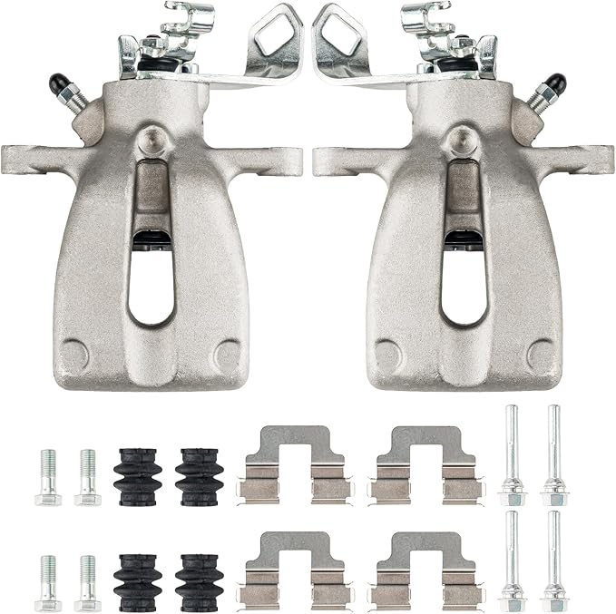 Torchbeam Rear Brake Calipers Set for Mini 2008-2014 Cooper 1.6T, Mini 2008-2015 Cooper 1.6L, Mini 2007 Cooper, Rear Left and Rear Right Calipers Replace # 193318+193319
