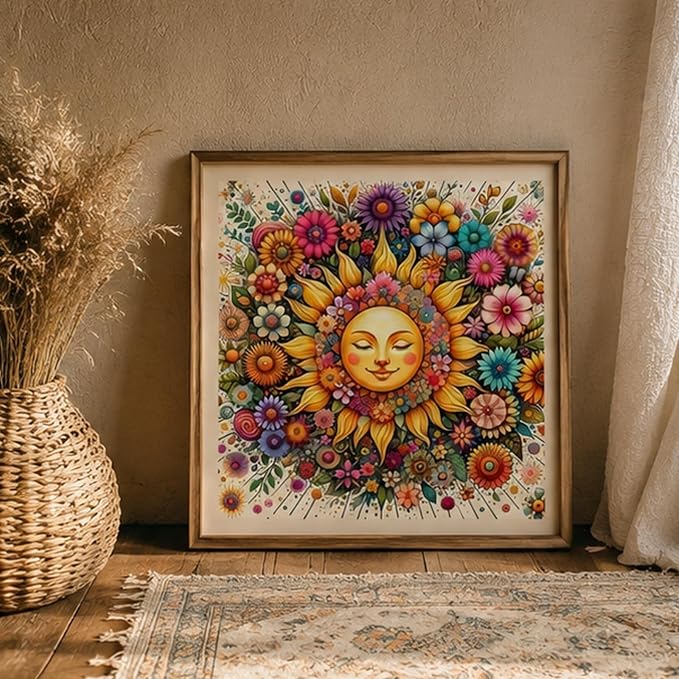 CHWGLFGG 5D Sun Face Diamond Painting Kits - Image 4