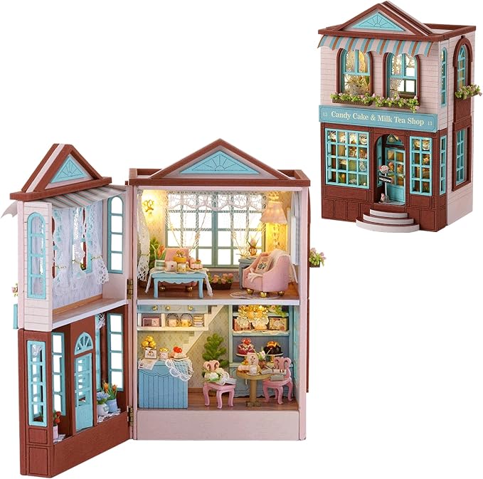Flever Dollhouse Miniature DIY House Kit Creative Room by Flever