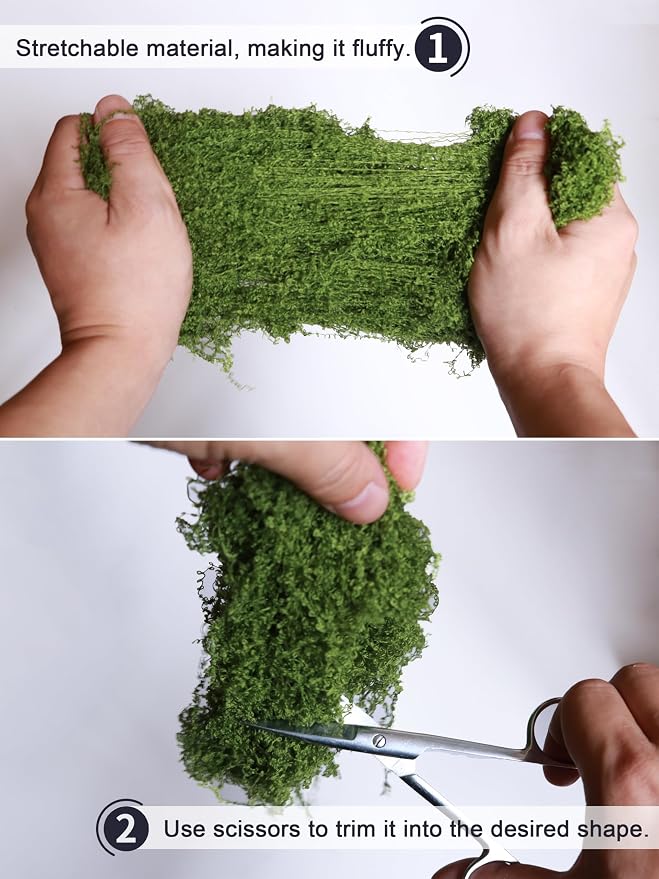 12.7oz Fake Moss Green Moss Faux Plant Artificial Floral Greenery - Image 8