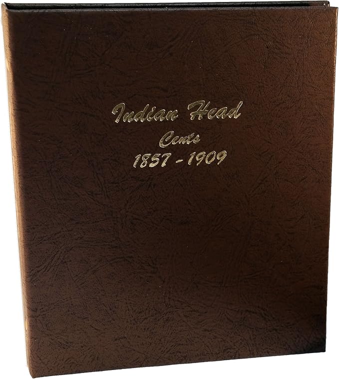 Dansco US Flying Eagle and Indian Head Cent Coin Album - Image 4