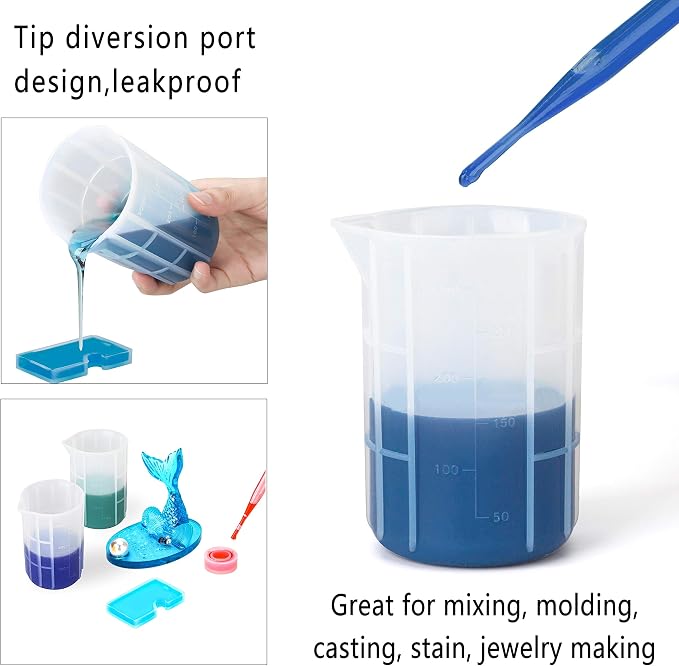 Gartful 15PCS Silicone Measuring Cups Set, Mixing Cups - Image 4
