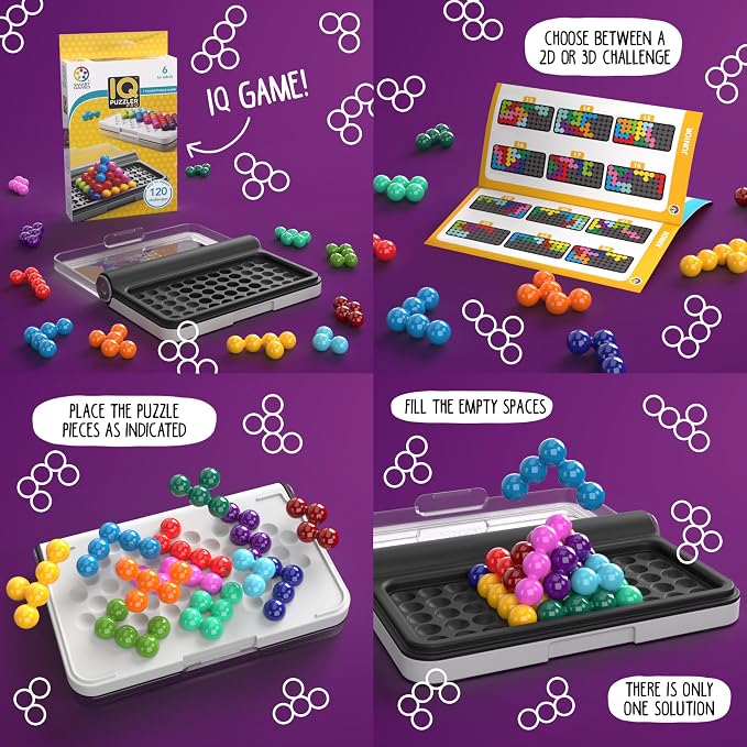SmartGames IQ Puzzler Pro | Boost Logic and Problem Solving Skills | Level Up - Image 10