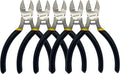 BOOSDEN 5" Diagonal Cutters,5 Pack Wire Cutters,DIY Cutting Pliers,Spring Loaded Side Cutters, Wire Snips for Jewelry Making and Wire Cutting