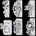 Patelai 6 Pcs Die Cuts for Card Making Metal Die Cut Flower Butterfly Lace Bird by Patelai