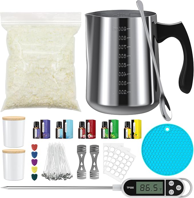 Ohcans Candle Making Kit Supplies, Soy Wax DIY Candle Making by OhcansCandleMaking