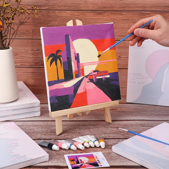 Nezyo 12 Sets Paint by Numbers Kit - Image 2