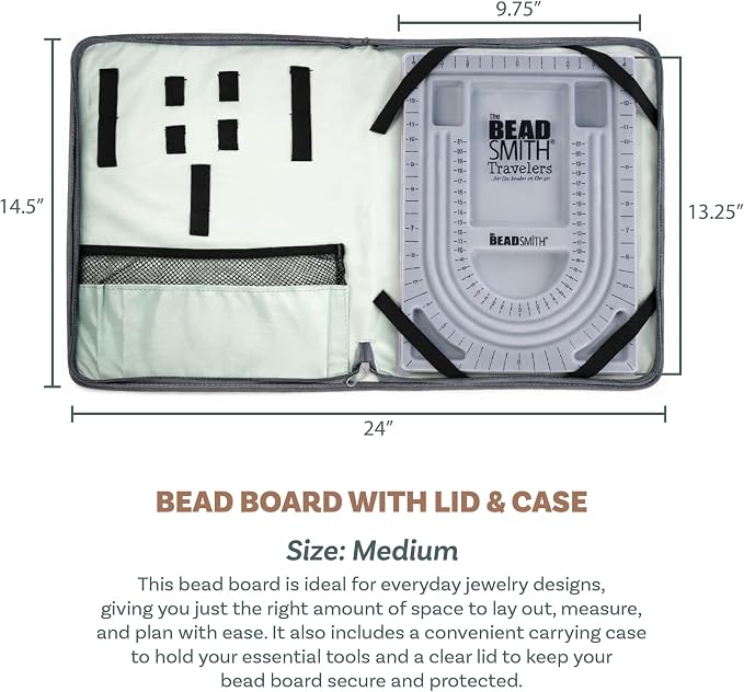 The Beadsmith Bead Folio – Basic Elements – 28” U Channel Bead Board - Image 3