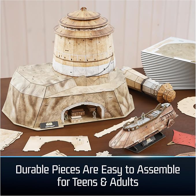 4D Build, Star Wars Jabba’s Palace 3D Model Kit, Star Wars Collectibles & Desk - Image 4