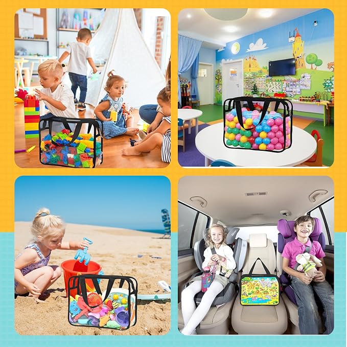 8 Packs Large Toy Storage Bags - Image 7