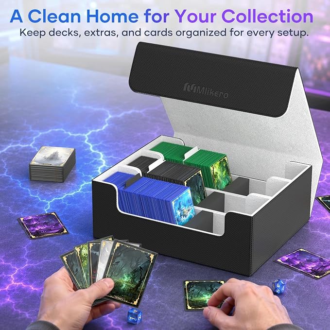 Mlikero Trading Card Storage Box, Bulk Card Storage - Image 2