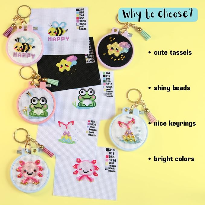 IDDI Cute Creatures Embroidery Kit - Image 3