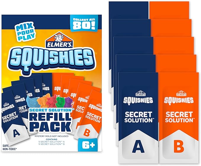 Elmer’s Squishies Refill Pack, Kids Activity, Creates 5 Additional Mystery by Unknown