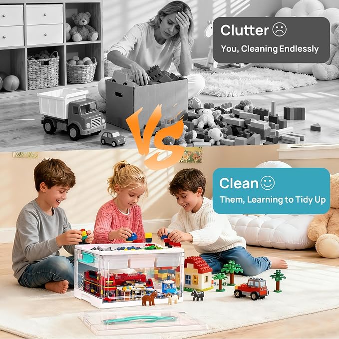 Vtopmart 24 QT Clear Plastic Craft Organizer - Image 3