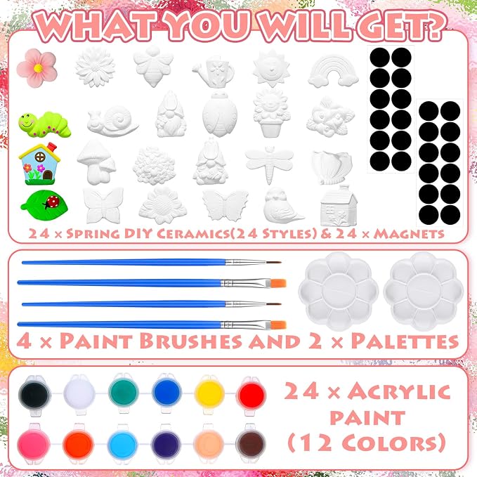 Simgoing 24 Sets Ceramic Painting Kit - Image 2
