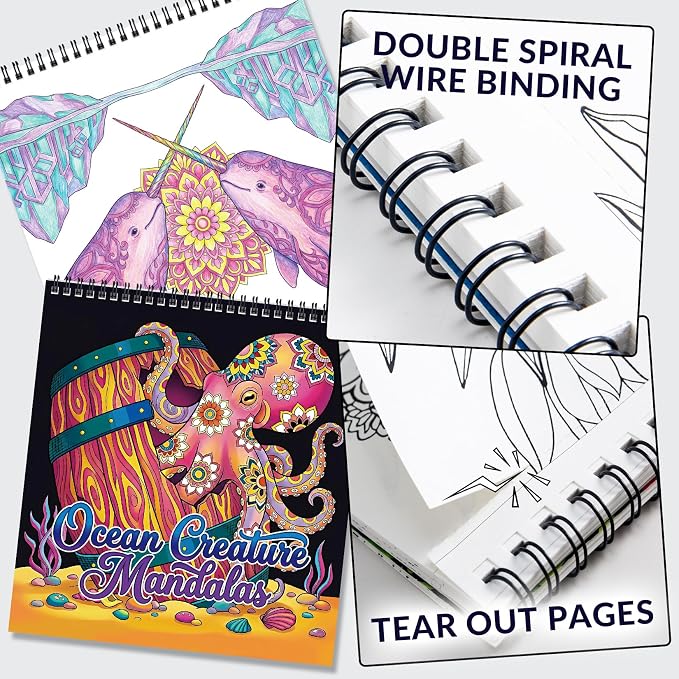 FUNLAVIE Adult Coloring Book - Image 6