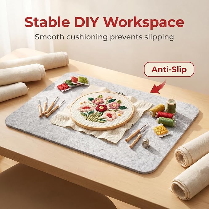 Wool Pressing Mat 36"x 17.8" 0.5 Inch Thick Ironing Board - Image 6