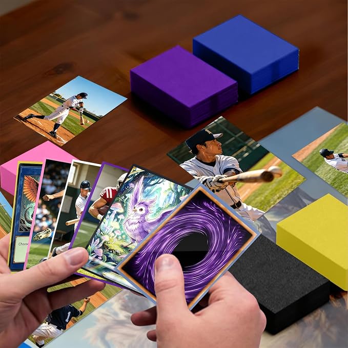 600 Count Card Sleeves for Trading Cards, 6Colors Deck Card Sleeve, Premium - Image 3
