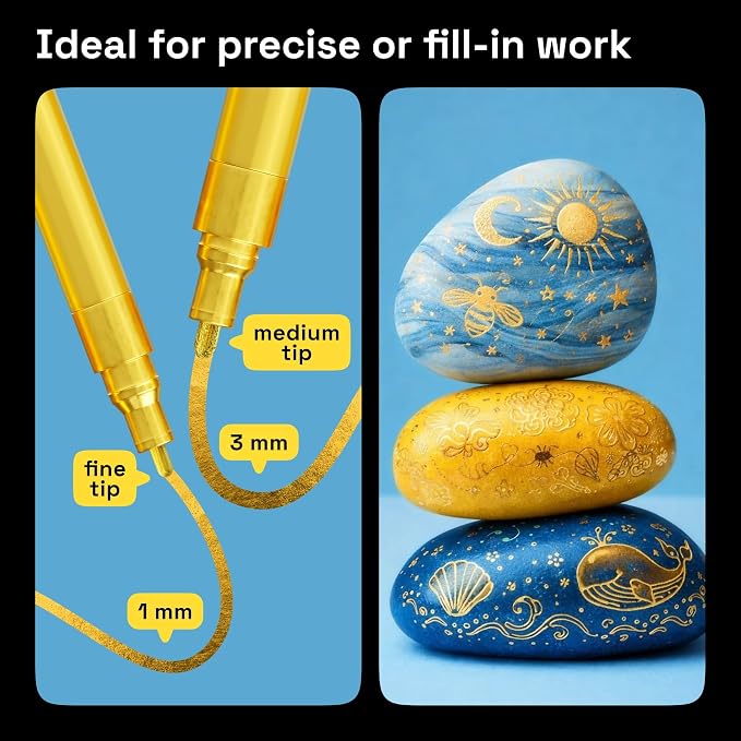 ARTISTRO Gold Paint Pens - Image 4