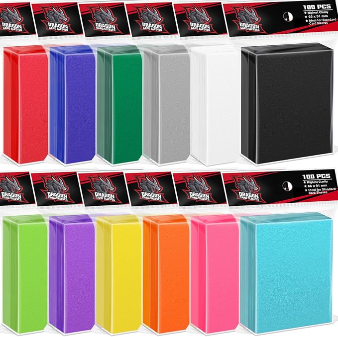 1200 Pack Matte Trading Card Sleeves Perfect by VKshop