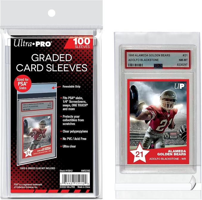 Ultra Pro Card Supplies PSA Graded Standard Card Sleeves by UltraPro