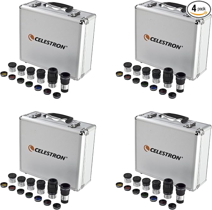 Celestron Accessory Kit with Five 1.25" Plossl Eyepieces, 2X Barlow and Filter by Unknown