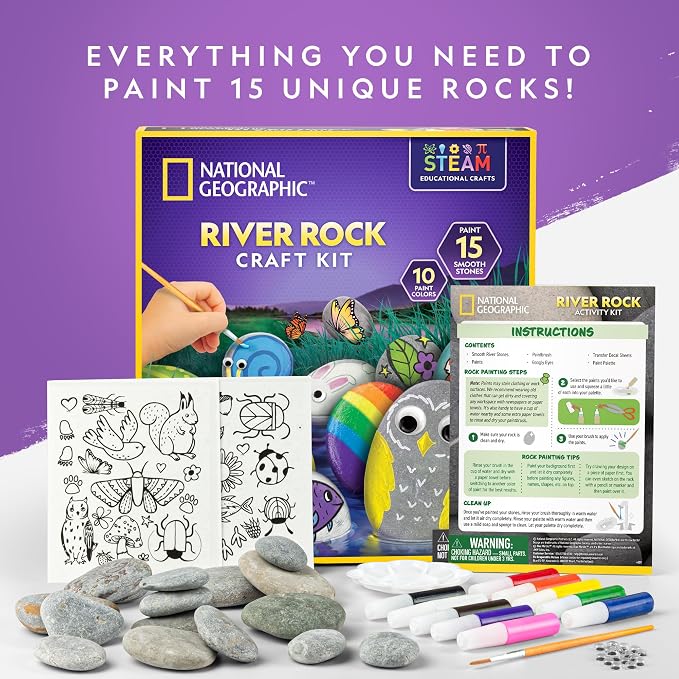 NATIONAL GEOGRAPHIC Rock Painting Kit - Image 6