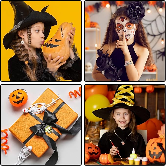 MARFOREVER 40 Pcs/20 Pairs Halloween Charms, Enamel Halloween Charms Bulk - Image 7