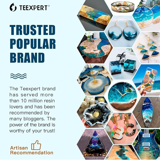 Teexpert Epoxy Resin Kit for Beginners, Resin Kit - Image 7