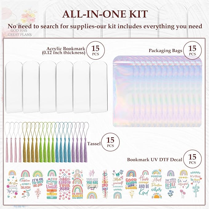 Dazoratix Acrylic Bookmark Making Kit - Image 7