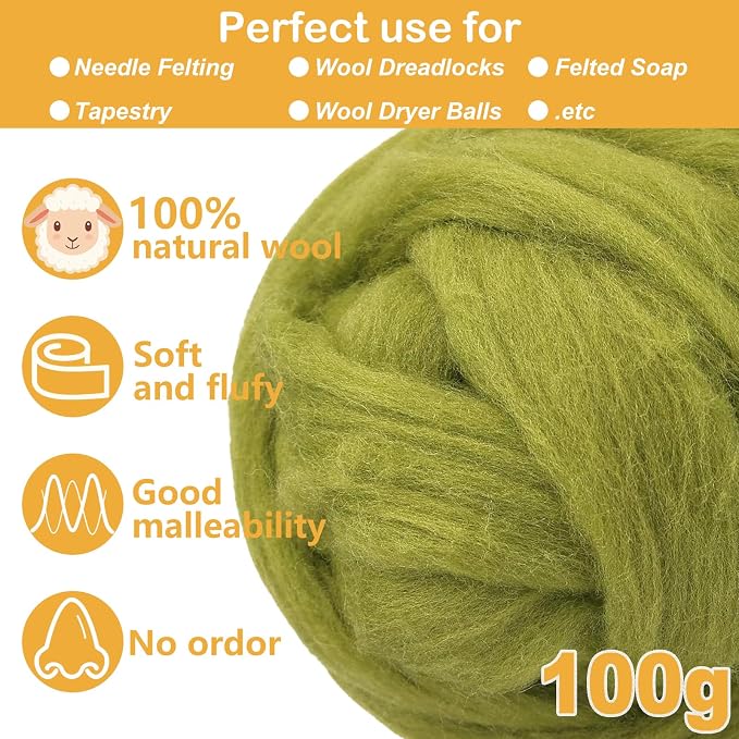 FYANER Wool Roving - Image 2
