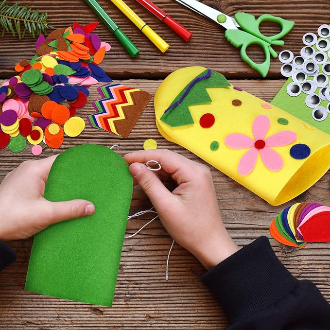 Gejoy 16 Pcs Hand Puppet Making Kit - Image 3